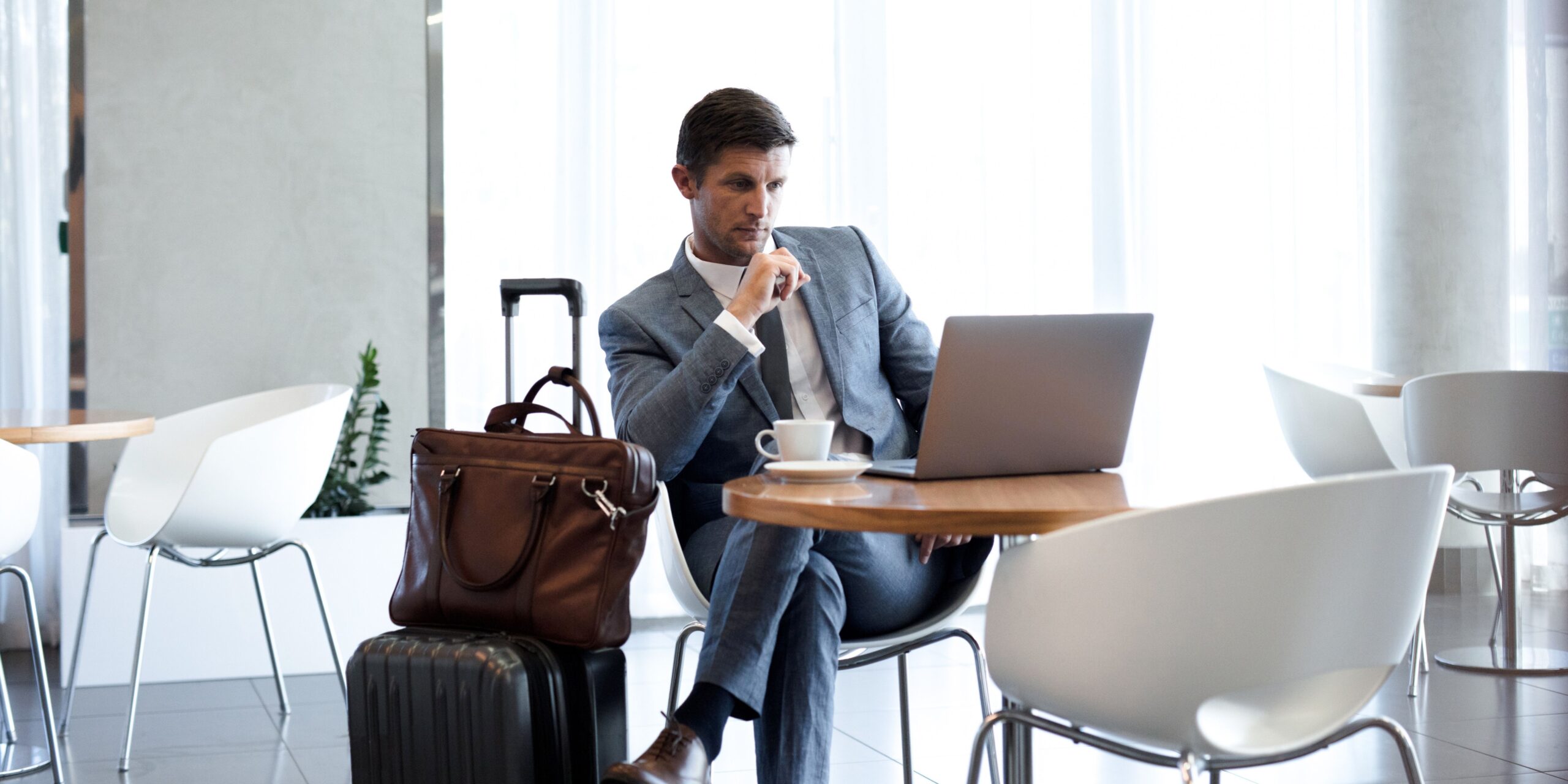 lawyer thinking about their movement overseas.